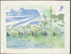 Across the Fields, levy kolme sarjasta Landscapes and Interiors (Maisemia ja sisätiloja)