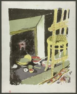 Tulisija, levy kahdeksan teoksesta Maisemat ja sisätilat. tekijältä Édouard Jean Vuillard
