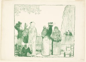 Tuileries tekijältä Édouard Jean Vuillard