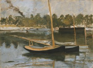"Argenteuil", venetutkimus, 1874 tekijältä Édouard Manet
