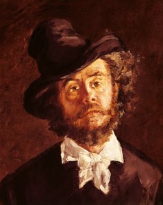 Taiteilija (maalari, Marcellin Desboutin muotokuva) tekijältä Édouard Manet