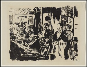 Kahvilassa, 1874 tekijältä Édouard Manet