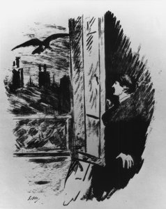 Olin ikkunan portti... tekijältä Édouard Manet