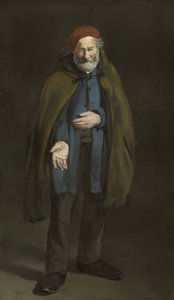 Kerjäläinen, jolla on duffelitakki tekijältä Édouard Manet