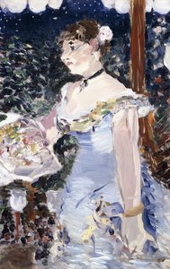 Kahvila-konserttilaulaja tekijältä Édouard Manet