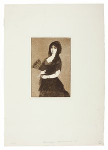 Eksoottinen kukka (nainen mantillassa) tekijältä Édouard Manet