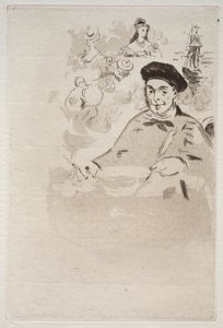 Etukappale Theodore de Banvillen Les Balladesin painokselle tekijältä Édouard Manet