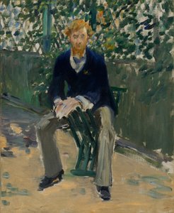 George Moore taiteilijan puutarhassa tekijältä Édouard Manet