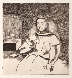 Infanta Margarita, Velázquezin mukaan tekijältä Édouard Manet