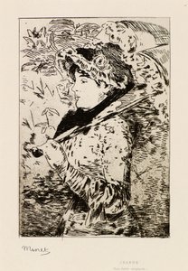 Jeanne tekijältä Édouard Manet