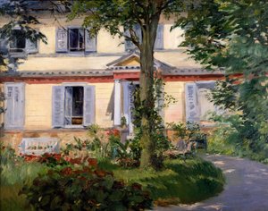 Talo Rueilissa tekijältä Édouard Manet