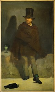 Absintin juoja (öljy kankaalle) tekijältä Edouard Manet