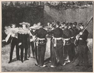 Maximilianin teloitus tekijältä Édouard Manet