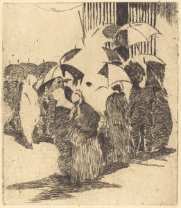 Jono lihakaupan edessä tekijältä Édouard Manet