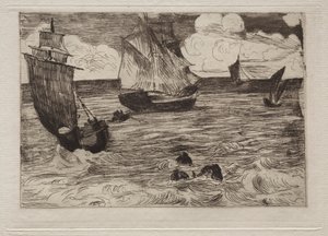 Meren. tekijältä Édouard Manet