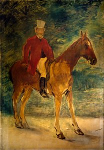 Monsieur Arnaud hevosselkämaalaus Edouard Manet (1832-1883) 1875 Mitat 154x225 cm Milano, Galleria dArte Moderna tekijältä Édouard Manet