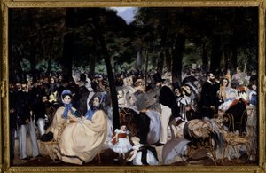 Musiikkia Tuileries Gardensissa tekijältä Édouard Manet