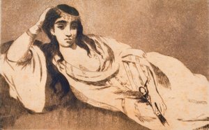 Odaliske tekijältä Édouard Manet