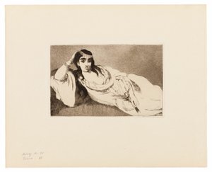 Odalistinen tekijältä Édouard Manet
