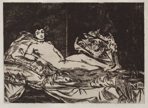 Olympia. tekijältä Édouard Manet
