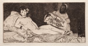 Olympia, 1867. tekijältä Édouard Manet