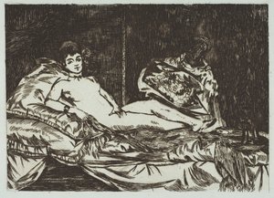 Olympia iso levy, tammi-toukokuu 1867. tekijältä Édouard Manet