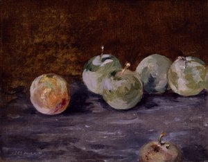 Luumut, noin 1880 tekijältä Édouard Manet