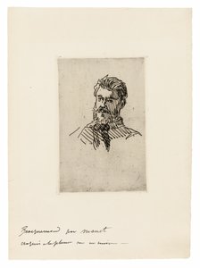 Felix Bracquemondin muotokuva tekijältä Édouard Manet