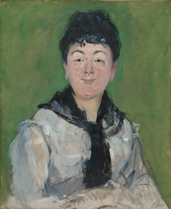 Muotokuva naisesta, jolla on musta Fichu, c. 1878. tekijältä Édouard Manet