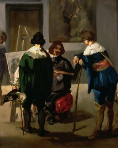 Kohtaus espanjalaisessa studiossa, noin 1860 tekijältä Édouard Manet
