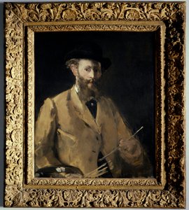 Omakuva paletilla Edouard Manetin maalaus (1832-1883) 1879 Yksityinen kokoelma tekijältä Édouard Manet