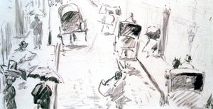 Katukuvaus, c1850-c1883 tekijältä Édouard Manet