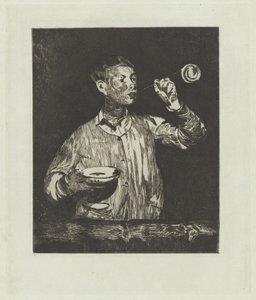 Poika saippuakupilla Poika saippuakupilla, 18681869. tekijältä Édouard Manet
