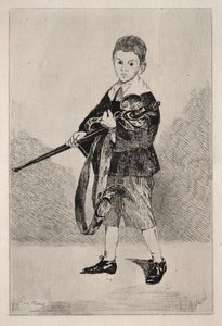 Poika miekalla tekijältä Édouard Manet