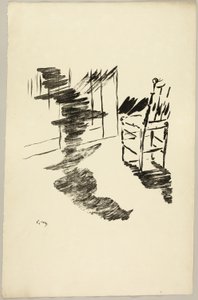 Tuoli ("Se varjo, joka kelluu lattialla..."), Korppi (Le Corbeau) tekijältä Édouard Manet