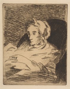 Toipilas Suzanne Manet, 1879-81. tekijältä Édouard Manet