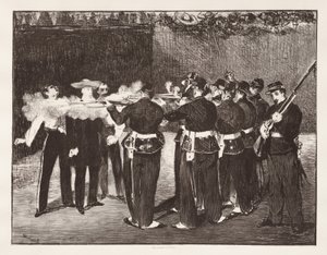 Keisari Maximilianin teloitus tekijältä Édouard Manet