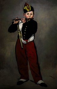 The Fife Player 1866 (Öljy kankaalle) tekijältä Édouard Manet