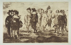 Pienet Cavaliers, Velázquezin jälkeen, 1861-62. tekijältä Édouard Manet