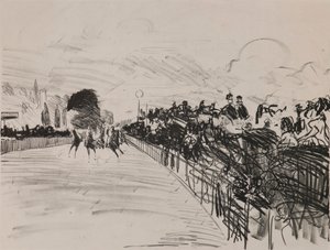 Kilpailut (Les Courses) tekijältä Édouard Manet