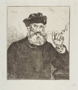 Tupakoitsija tekijältä Édouard Manet