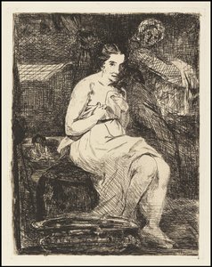 WC, 1862 tekijältä Édouard Manet
