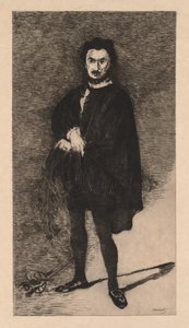 Traaginen näyttelijä, 1866. tekijältä Édouard Manet
