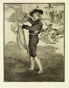 Victorine Meurent Espadan asussa tekijältä Édouard Manet