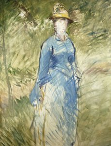 Nuori nainen vehreässä; Nuori nainen vehreässä, 1882 tekijältä Édouard Manet