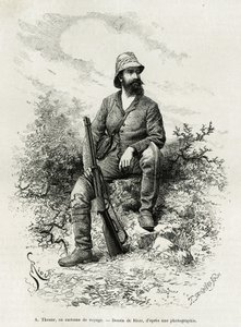 Emile Arthur Thouarin muotokuva tekijältä Edouard Riou