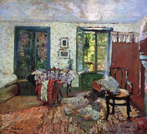 Annette sisätiloissa; Annette sisätiloissa, n. 1903 tekijältä Edouard Vuillard