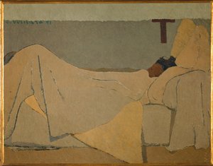 Sängyssä tekijältä Edouard Vuillard