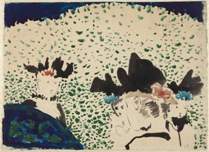 Neljä naista hienoissa hatuissa tekijältä Edouard Vuillard