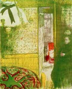 Intérieur à la jousitus tekijältä Edouard Vuillard